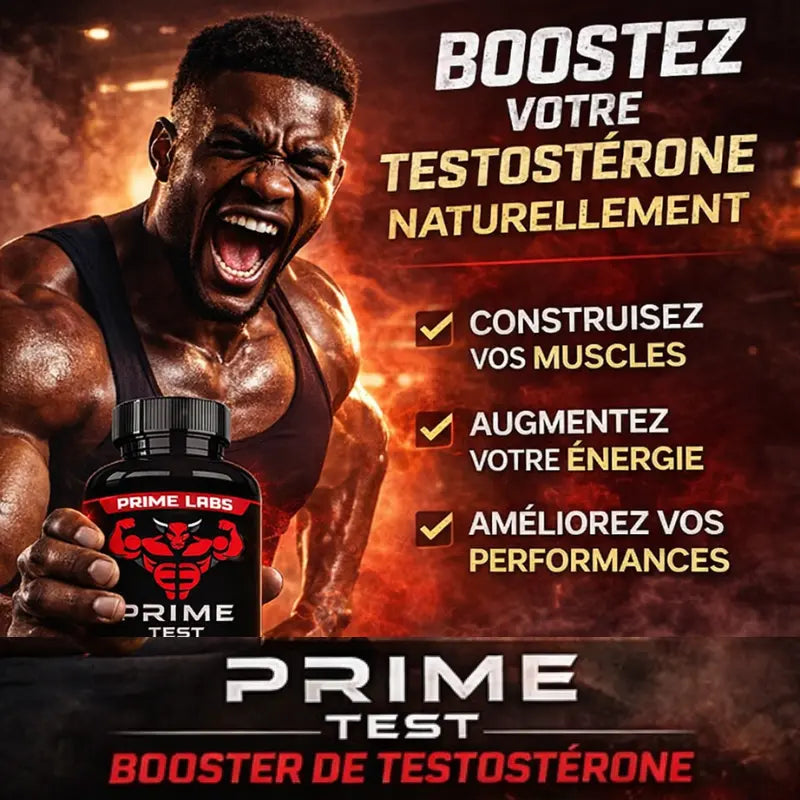 PRIMELABS™  Booster de Testostérone Pour Hommes - 60 Comprimés