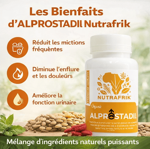 Alprostadil™ Capsules Pour La Santé Globale De La Prostate - (60 Capsules)