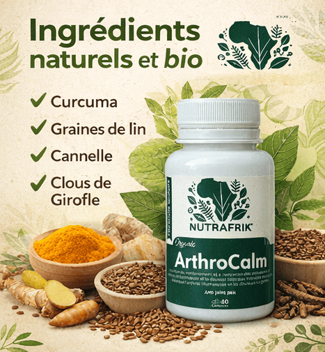 ARTHROCALM™ Capsules Pour L'inflammation Et Les Douleurs Articulaires - (60 Capsules)