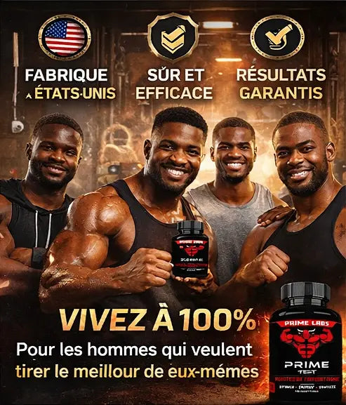 PRIMELABS™  Booster de Testostérone Pour Hommes - 60 Comprimés