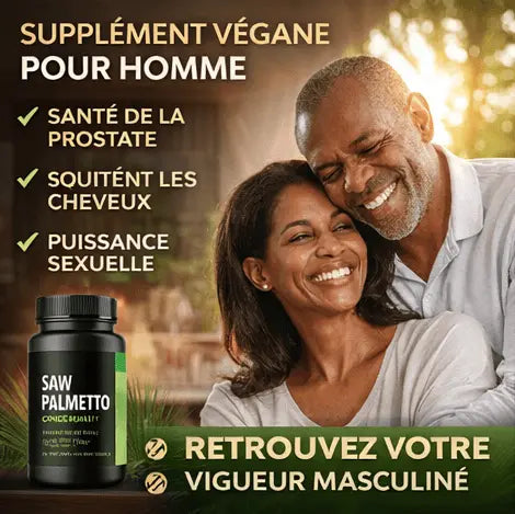 HAVASU™  Capsules de Palmier Nain Pour la Santé de la Prostate et L'amélioration du Fonctionnement des Voies Urinaires - 100 Capsules